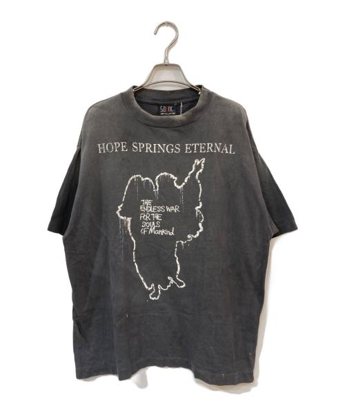 SAINT MICHAEL（セントマイケル）SAINT MICHAEL (セントマイケル) SS TEE / HOPE SPRING ブラック サイズ:Lの古着・服飾アイテム