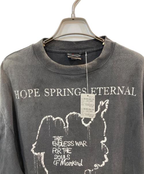 SAINT MICHAEL（セントマイケル）SAINT MICHAEL (セントマイケル) SS TEE / HOPE SPRING ブラック サイズ:Lの古着・服飾アイテム