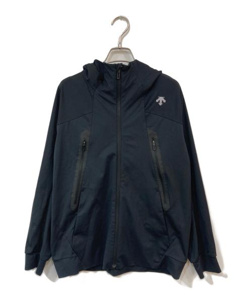 DESCENTE（デサント）DESCENTE (デサント) トレーニングパーカー ブラック サイズ:Mの古着・服飾アイテム
