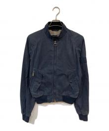 Barbour（バブアー）の古着「ノンワックスブルゾン」｜ネイビー
