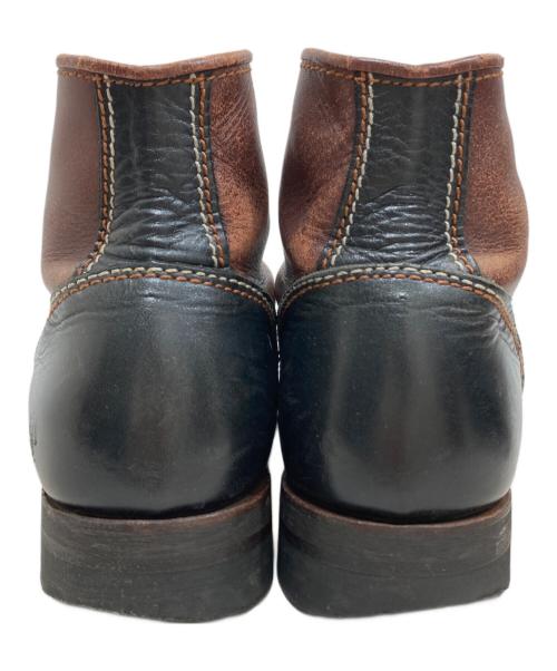 LONEWOLF（ロンウルフ）LONEWOLF (ロンウルフ) CARPENTER/カーペンター レースアップブーツ ブラック×ブラウン サイズ:SIZE 7の古着・服飾アイテム