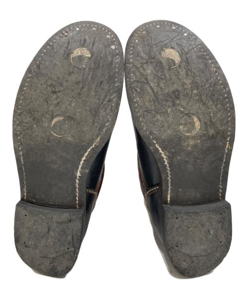 LONEWOLF（ロンウルフ）LONEWOLF (ロンウルフ) CARPENTER/カーペンター レースアップブーツ ブラック×ブラウン サイズ:SIZE 7の古着・服飾アイテム