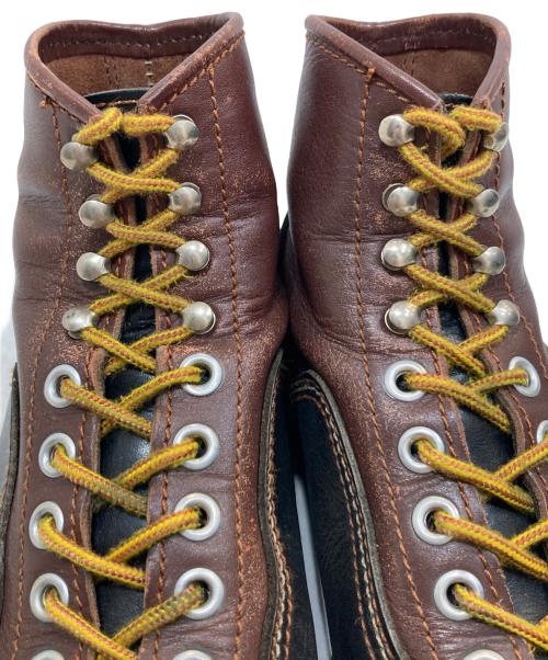 LONEWOLF（ロンウルフ）LONEWOLF (ロンウルフ) CARPENTER/カーペンター レースアップブーツ ブラック×ブラウン サイズ:SIZE 7の古着・服飾アイテム