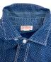 中古・古着 FREEWHEELERS (フリーホイーラーズ) CONDUCTOR SHIRT POLKA DOT WABASH インディゴ サイズ:15：10000円