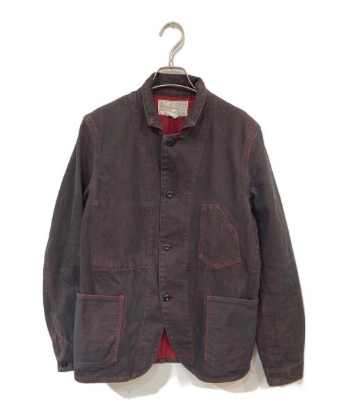 BOOTLEGGERS（ブートレガーズ）Bootleggers (ブートレガーズ) コンダクタージャケット ブラック×レッド サイズ:38の古着・服飾アイテム