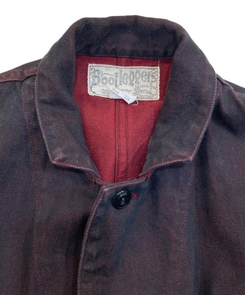 BOOTLEGGERS（ブートレガーズ）Bootleggers (ブートレガーズ) コンダクタージャケット ブラック×レッド サイズ:38の古着・服飾アイテム