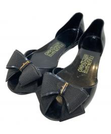 Salvatore Ferragamo（サルヴァトーレ フェラガモ）の古着「サンダル」｜ブラック