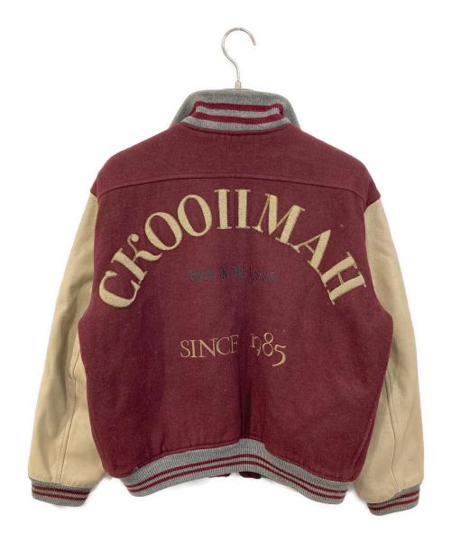 SCOOP MAN（スクープマン）SCOOP MAN (スクープマン) 袖レザースタジャン レッド サイズ:なしの古着・服飾アイテム