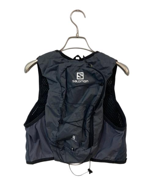 SALOMON（サロモン）SALOMON (サロモン) ACTIVE SKIN 8 SET ランニングべスト グレー サイズ:不明の古着・服飾アイテム
