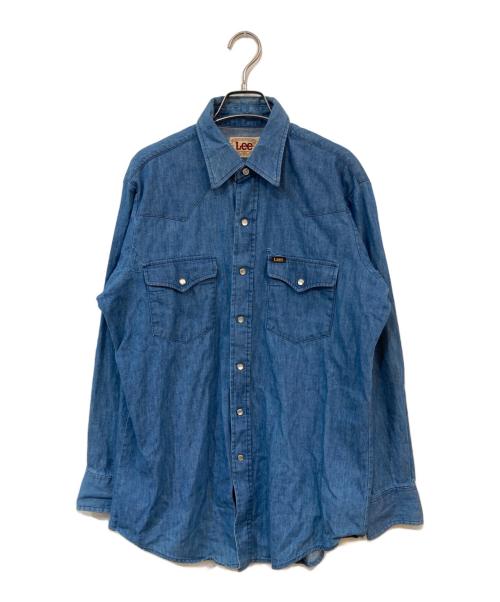 LEE（リー）LEE (リー) ウエスタンシャツ インディゴ サイズ:１６×34の古着・服飾アイテム
