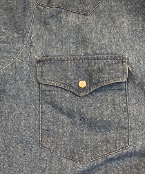 LEE（リー）LEE (リー) ウエスタンシャツ インディゴ サイズ:１６×34の古着・服飾アイテム