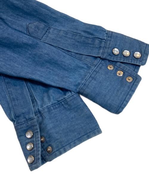 LEE（リー）LEE (リー) ウエスタンシャツ インディゴ サイズ:１６×34の古着・服飾アイテム