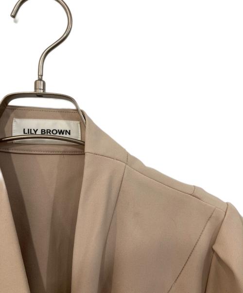 Lily Brown（リリーブラウン）Lily Brown (リリーブラウン) テーラリングツイルペンシル ベージュ サイズ:FREEの古着・服飾アイテム