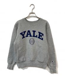 Champion REVERSE WEAVE（チャンピオン リバース ウィーブ）の古着「YALE リバースウィーブスウェット」｜グレー