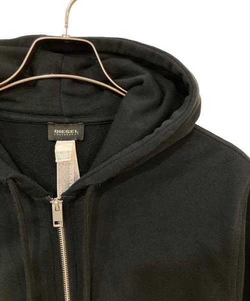 DIESEL（ディーゼル）DIESEL (ディーゼル) ジップパーカー ブラック サイズ:SIZE Mの古着・服飾アイテム