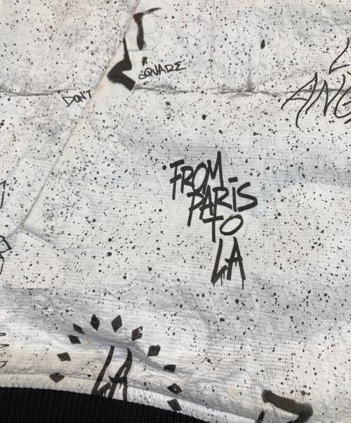 GUESS（ゲス）GUESS (ゲス) MA-1ジャケット ホワイト サイズ:XSの古着・服飾アイテム