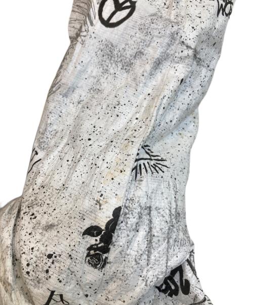 GUESS（ゲス）GUESS (ゲス) MA-1ジャケット ホワイト サイズ:XSの古着・服飾アイテム