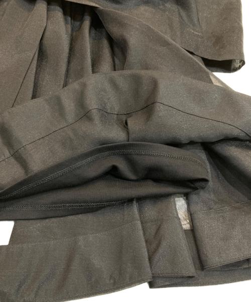 FRAY ID（フレイ アイディー）FRAY ID (フレイ アイディー) カットコンビペプラムトップス ブラック サイズ:FREEの古着・服飾アイテム