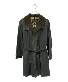 Barbour（バブアー）の古着「WHITLEY WAX TRENCH COAT/ウィットレイ ワックス トレンチコート」｜オリーブ