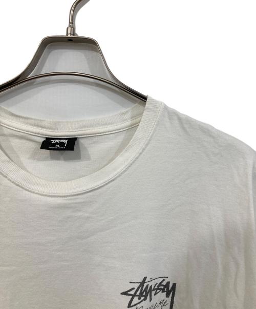 stussy（ステューシー）stussy (ステューシー) Bob Marley Spliff Pigment Dyed ホワイト サイズ:XLの古着・服飾アイテム