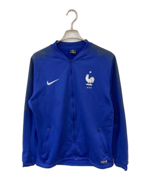 NIKE（ナイキ）NIKE (ナイキ) France Anthem Jacket ブルー サイズ:SIZE Lの古着・服飾アイテム