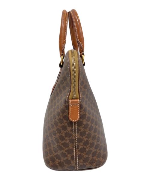 CELINE（セリーヌ）CELINE (セリーヌ) マカダム柄ハンドバッグ ブラウンの古着・服飾アイテム