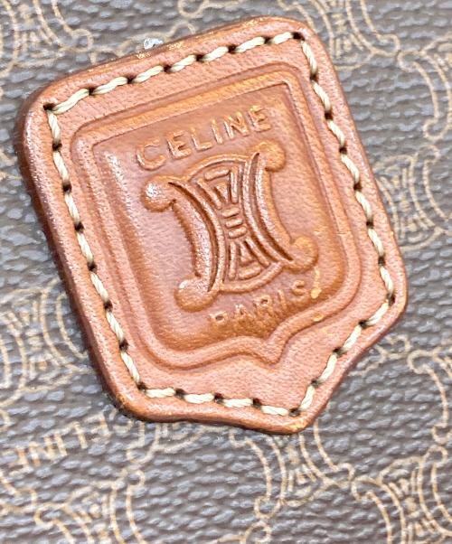 CELINE（セリーヌ）CELINE (セリーヌ) マカダム柄ハンドバッグ ブラウンの古着・服飾アイテム