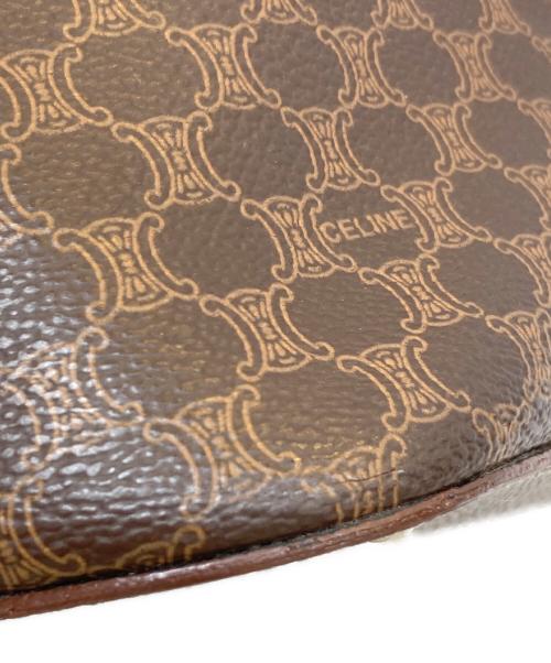 CELINE（セリーヌ）CELINE (セリーヌ) マカダム柄ハンドバッグ ブラウンの古着・服飾アイテム