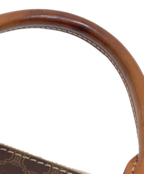 CELINE（セリーヌ）CELINE (セリーヌ) マカダム柄ハンドバッグ ブラウンの古着・服飾アイテム