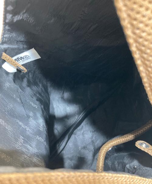 MM6 Maison Margiela（エムエムシックスメゾンマルジェラ）MM6 Maison Margiela (エムエムシックスメゾンマルジェラ) Japanese Bag Mesh Tote/ジャパニーズバッグメッシュトート ブラウンの古着・服飾アイテム