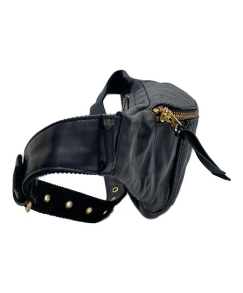 Schott（ショット）Schott (ショット) PADDED BODY BAG/パデッドボディバッグ ブラックの古着・服飾アイテム