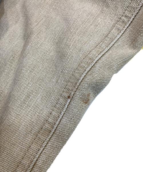 THE SHISHIKUI（シシクイ）THE SHISHIKUI (シシクイ) デニムパンツ ベージュ サイズ:26の古着・服飾アイテム