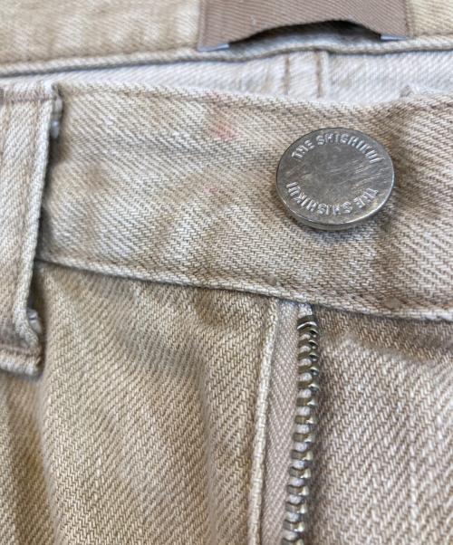 THE SHISHIKUI（シシクイ）THE SHISHIKUI (シシクイ) デニムパンツ ベージュ サイズ:26の古着・服飾アイテム