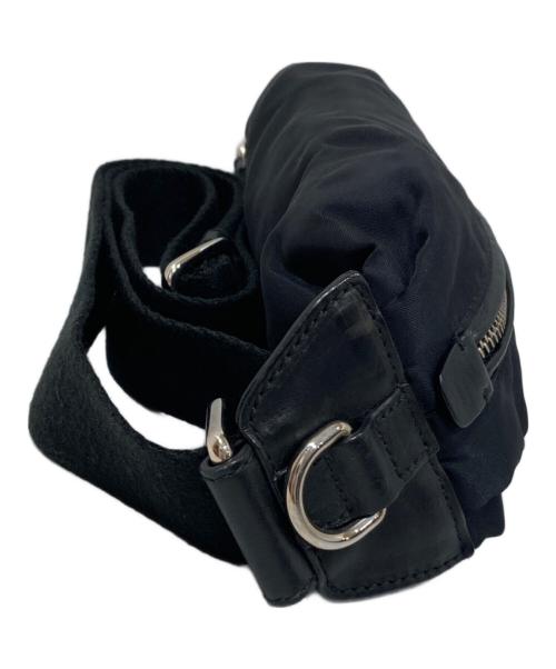 DOLCE & GABBANA（ドルチェ＆ガッバーナ）DOLCE & GABBANA (ドルチェ＆ガッバーナ) ナイロンショルダーバッグ ブラックの古着・服飾アイテム