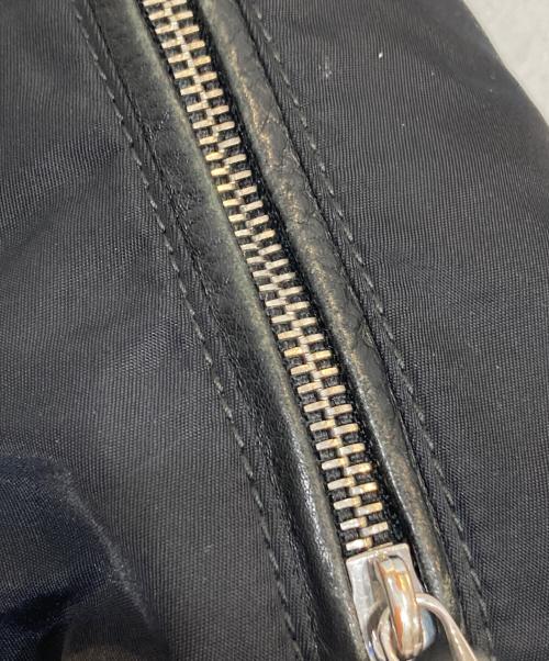 DOLCE & GABBANA（ドルチェ＆ガッバーナ）DOLCE & GABBANA (ドルチェ＆ガッバーナ) ナイロンショルダーバッグ ブラックの古着・服飾アイテム