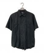 stussyステューシー）の古着「半袖シャツ」｜ブラック