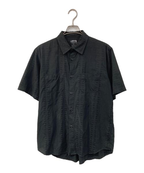 stussy（ステューシー）stussy (ステューシー) 半袖シャツ ブラック サイズ:SIZE Lの古着・服飾アイテム