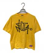 stussyステューシー）の古着「プリントTシャツ」｜イエロー