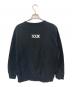 GOD SELECTION XXX (ゴッド セレクション トリプルエックス) クルーネックスウェット ブラック サイズ:XL：5000円