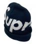 Supreme（シュプリーム）の古着「BIG LOGO BEANIE/ビッグロゴビーニー」｜ブラック