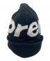 Supreme (シュプリーム) BIG LOGO BEANIE/ビッグロゴビーニー ブラック：6000円