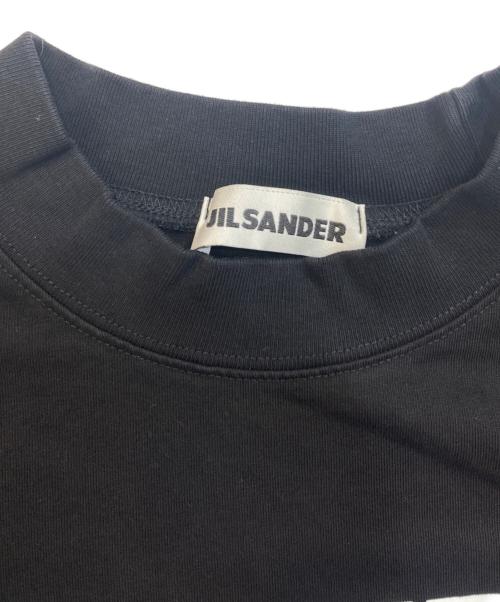 JIL SANDER（ジルサンダー）JIL SANDER (ジルサンダー) ハイロゴプリントTシャツ ブラック サイズ:SIZE Lの古着・服飾アイテム