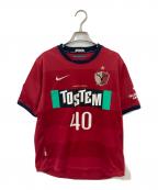 NIKEナイキ）の古着「鹿島アントラーズ　2010年　レプリカユニフォーム」｜レッド