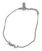 Saint Laurent Parisサンローランパリ）の古着「YSL モノグラムブレスレット」｜シルバー