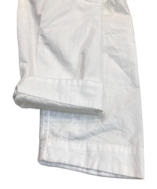 Dry Bones（ドライボーンズ）Dry Bones (ドライボーンズ) 鯉口ノーカラーシャツ ホワイト サイズ:Mの古着・服飾アイテム