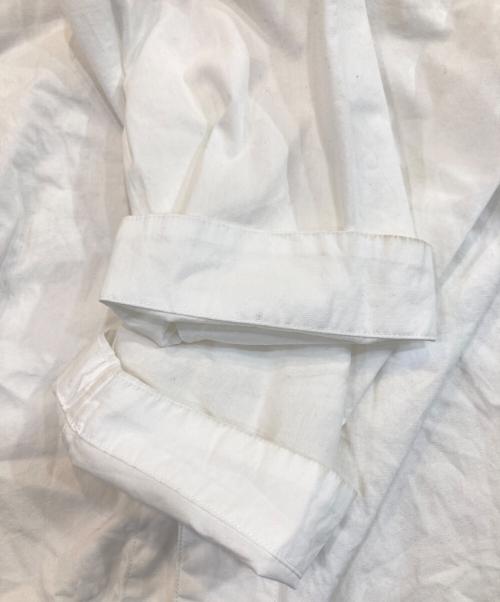 Dry Bones（ドライボーンズ）Dry Bones (ドライボーンズ) 鯉口ノーカラーシャツ ホワイト サイズ:Mの古着・服飾アイテム