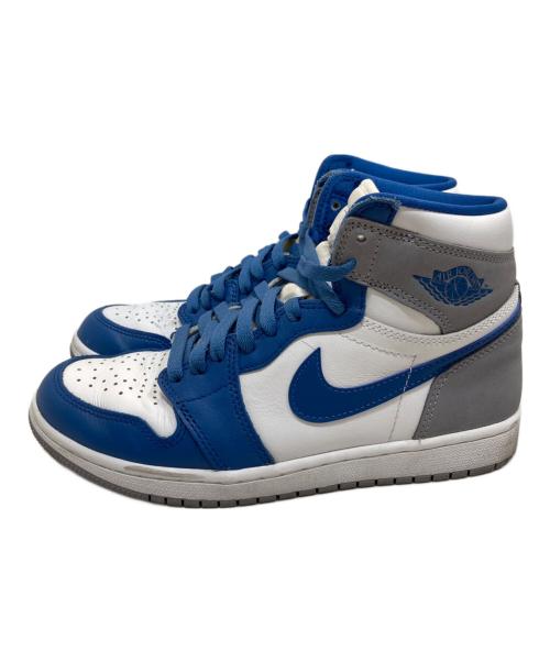 NIKE（ナイキ）NIKE (ナイキ) AIR JORDAN 1 RETRO HIGH/エアジョーダン 1 レトロ ハイ ブルー×グレー サイズ:SIZE 26cmの古着・服飾アイテム