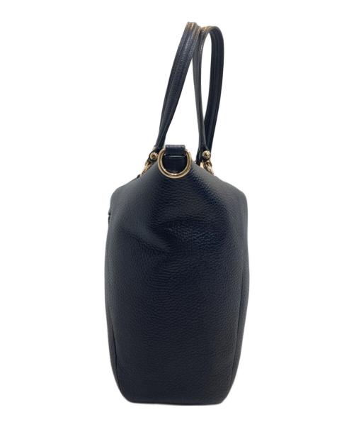 COACH（コーチ）COACH (コーチ) ハンドバッグ ネイビーの古着・服飾アイテム