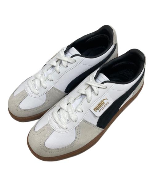 PUMA（プーマ）PUMA (プーマ) PALERMO LTH/パレルモ レザー ホワイト サイズ:SIZE 24.5cmの古着・服飾アイテム