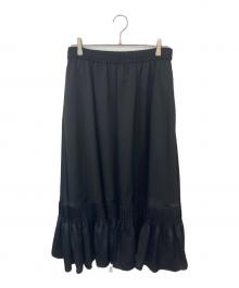 ADORE（アドーア）の古着「ブライトサテンスカート」｜ブラック